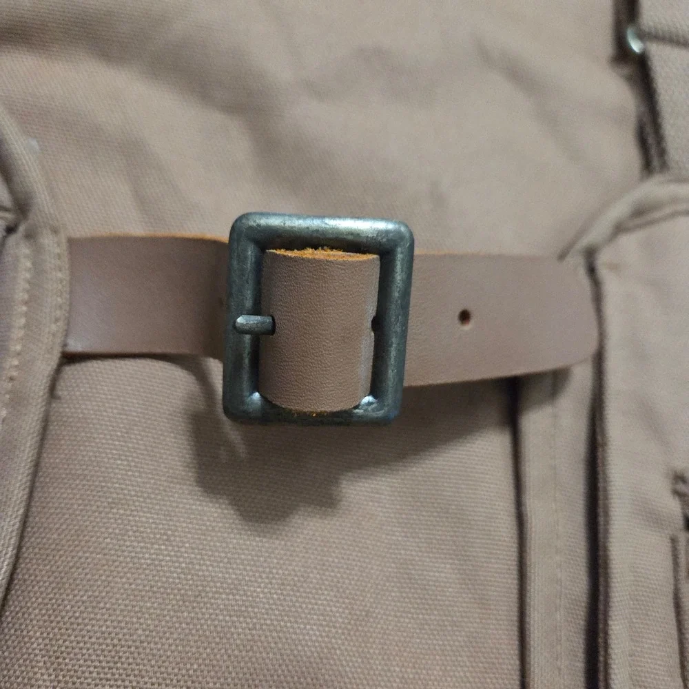 vintage Woolrich Outdoor hunting Vest Brown Men's Size L Pockets Adjustable - Picture 6 of 6